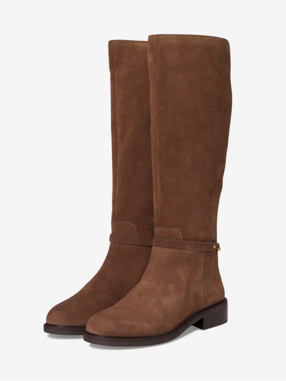 Vince Camuto Adria Ankle Link Knee High Toasted Taupe Riding Boots New! - Picture 2 of 12
